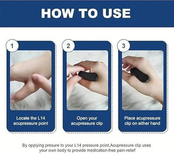 Sugar Control LI4 Acupressure Point Clip